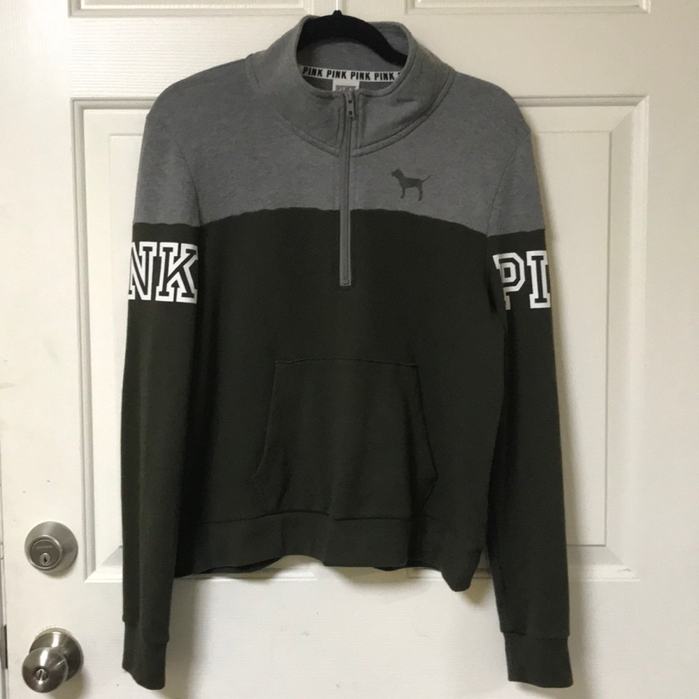 Victoria Secret PINK half quarter zip sweatshirt